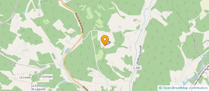 localisation de l'entreprise MONSIEUR HUGUES FARGES  AGONAC