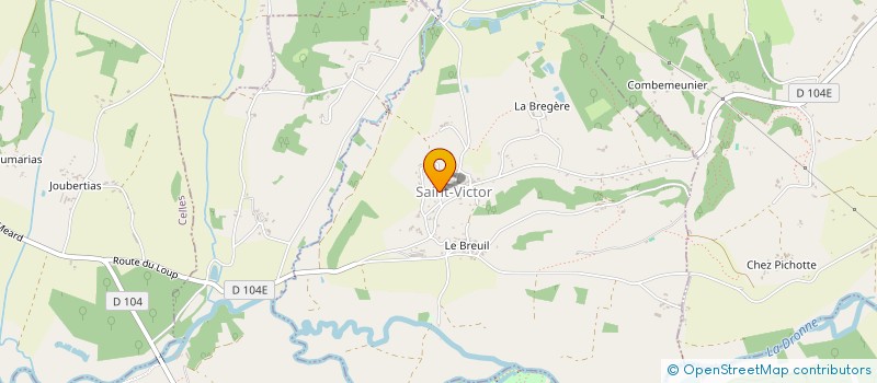 localisation de l'entreprise MONSIEUR HUGUES FAURE  MONTAGRIER