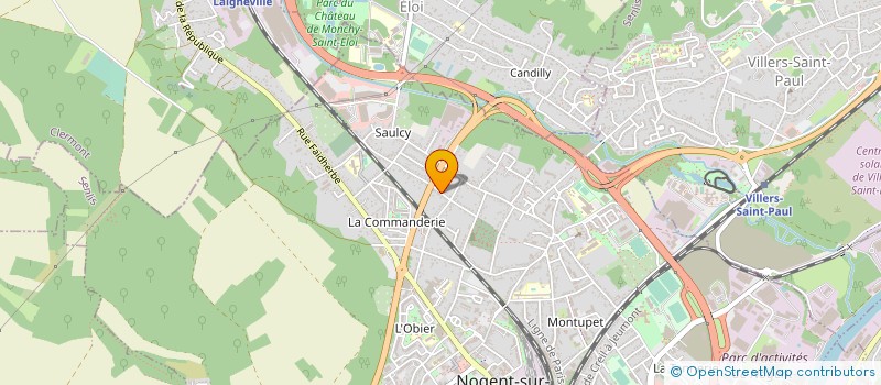 localisation de l'entreprise MONSIEUR HUGUES FILLOUX  NOGENT-SUR-OISE