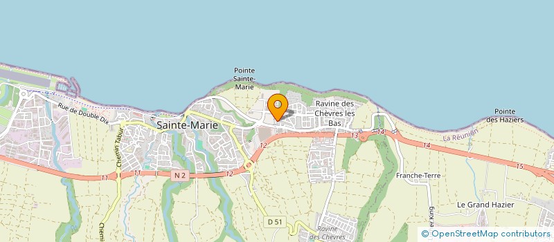 localisation de l'entreprise MONSIEUR HUGUES FLORIS MICHEL ADELARD à SAINTE-MARIE