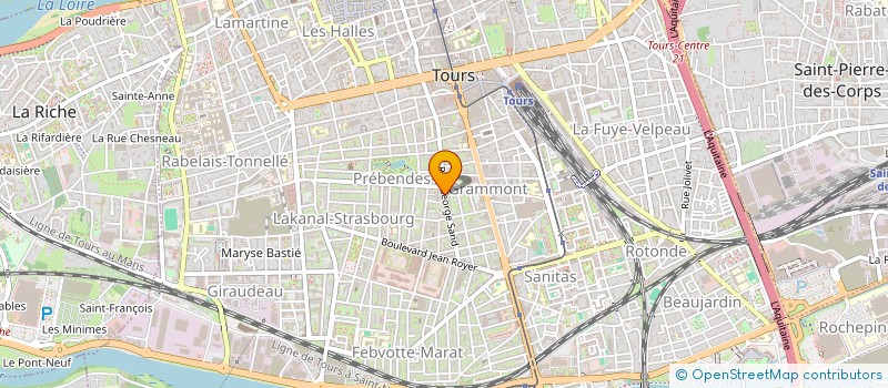localisation de l'entreprise MONSIEUR HUGUES FOLLOPPE à TOURS