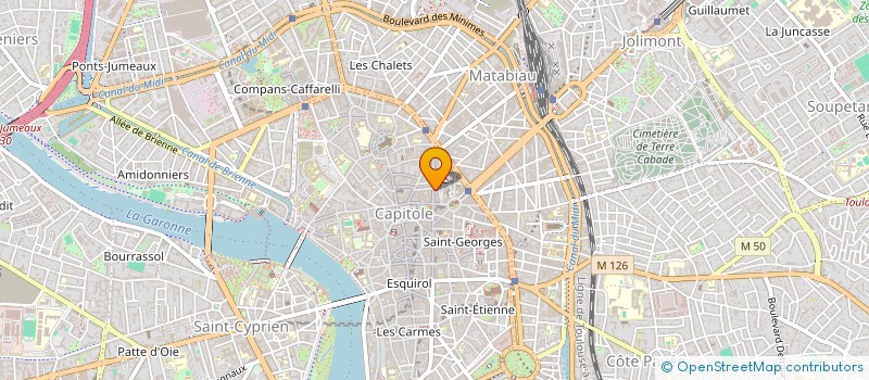 localisation de l'entreprise MONSIEUR HUGUES FOUCARD  TOULOUSE