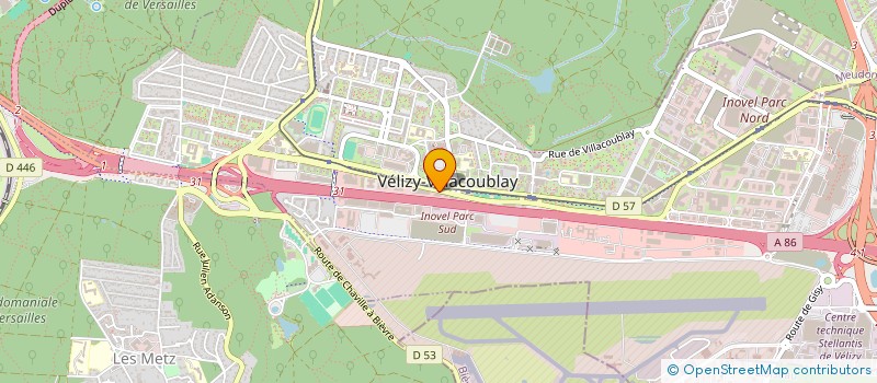 localisation de l'entreprise MONSIEUR HUGUES GAILLOT  VELIZY-VILLACOUBLAY