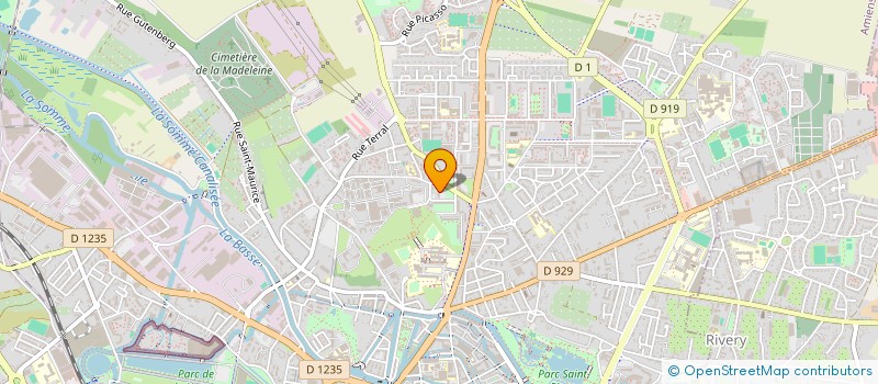 localisation de l'entreprise MONSIEUR HUGUES GANDON  AMIENS