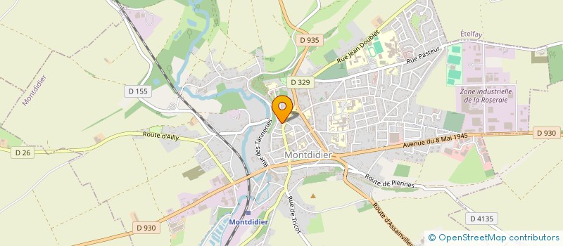 localisation de l'entreprise MONSIEUR HUGUES GEBLEUX à MONTDIDIER