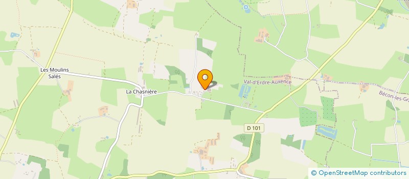 localisation de l'entreprise MONSIEUR HUGUES GEMIN  VAL D'ERDRE-AUXENCE