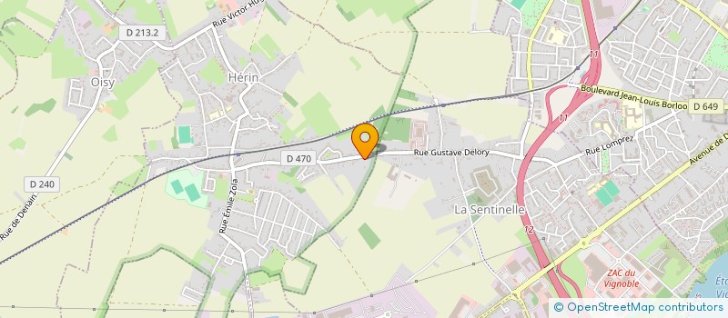 localisation de l'entreprise MONSIEUR HUGUES GERVAIS  HERIN