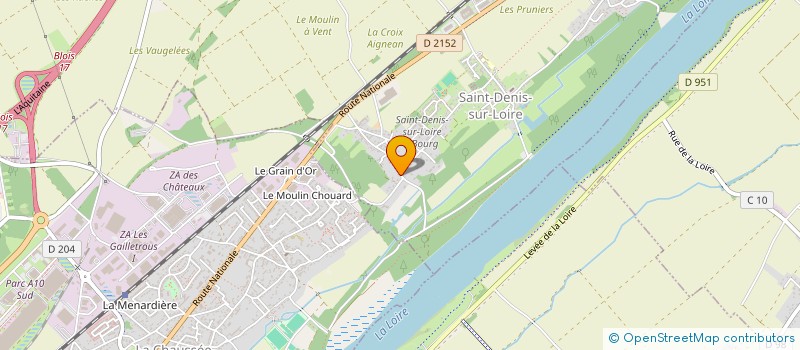 localisation de l'entreprise MONSIEUR HUGUES GOND  SAINT-DENIS-SUR-LOIRE