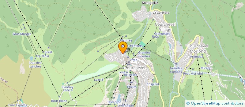 localisation de l'entreprise MONSIEUR HUGUES GOURBAT à COURCHEVEL