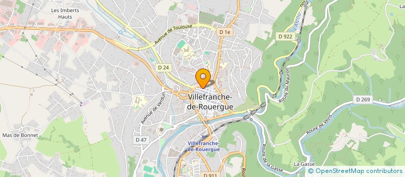 localisation de l'entreprise MONSIEUR HUGUES GUILLAUMONT à VILLEFRANCHE-DE-ROUERGUE
