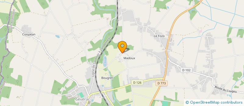 localisation de l'entreprise MONSIEUR HUGUES HALBERT  SEVERAC