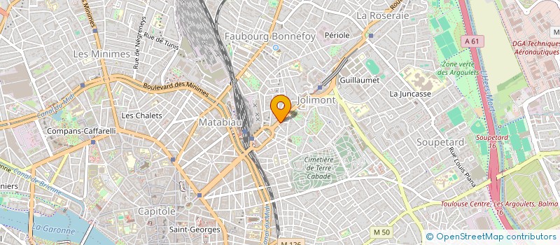 localisation de l'entreprise MONSIEUR HUGUES HATESSE à TOULOUSE