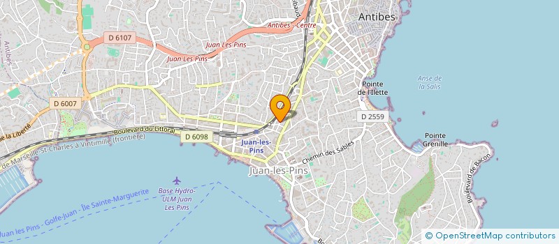 localisation de l'entreprise MONSIEUR HUGUES HEIDERICH  ANTIBES