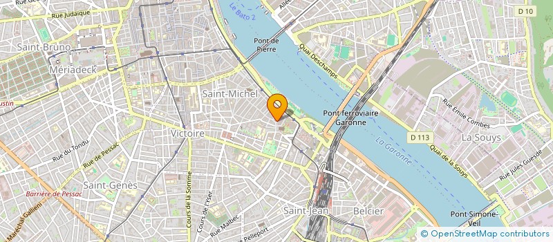 localisation de l'entreprise MONSIEUR HUGUES-HENRI PIGNOLY  BORDEAUX