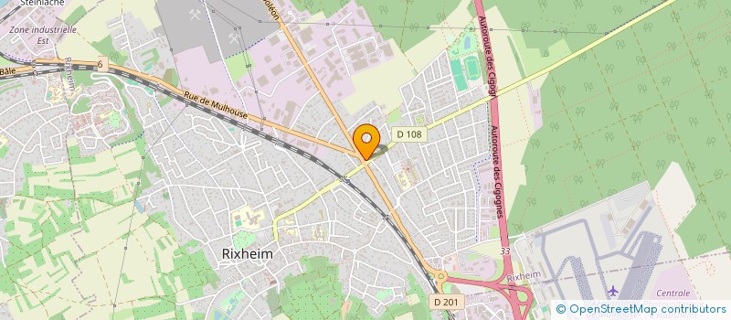 localisation de l'entreprise MONSIEUR HUGUES HILD  RIXHEIM