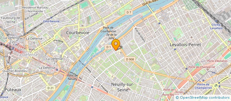 localisation de l'entreprise MONSIEUR HUGUES HOUBAS à NEUILLY-SUR-SEINE