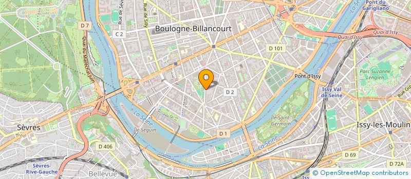 localisation de l'entreprise MONSIEUR HUGUES HUET à BOULOGNE-BILLANCOURT