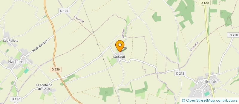 localisation de l'entreprise MONSIEUR HUGUES JACQUES MENARD  LANDES