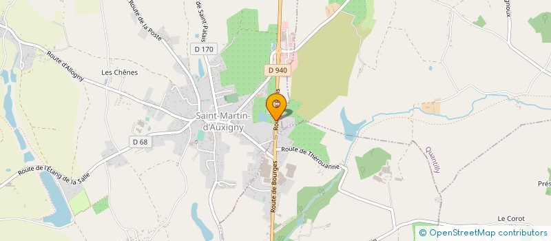 localisation de l'entreprise MONSIEUR HUGUES JACQUET  FUSSY