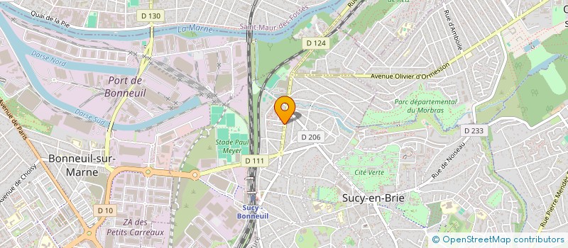 localisation de l'entreprise MONSIEUR HUGUES JAXELAIRE à SUCY-EN-BRIE