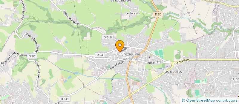 localisation de l'entreprise MONSIEUR HUGUES JEANTET  GREZIEU-LA-VARENNE