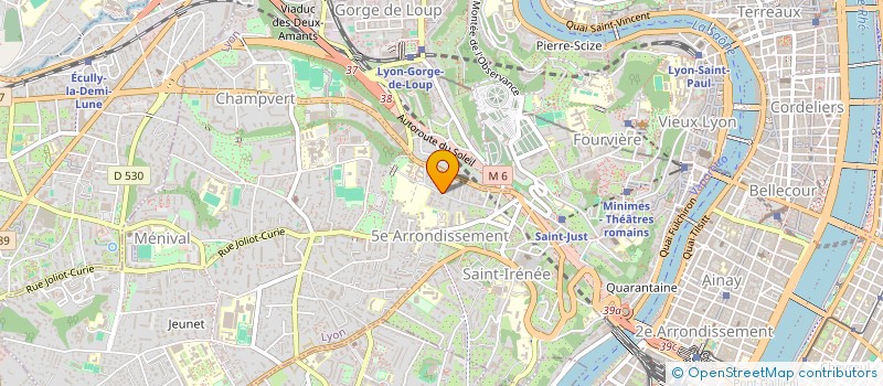 localisation de l'entreprise MONSIEUR HUGUES JORIOT à LYON