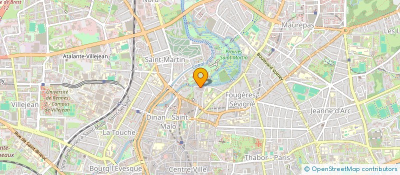 localisation de l'entreprise MONSIEUR HUGUES JOSSE  RENNES