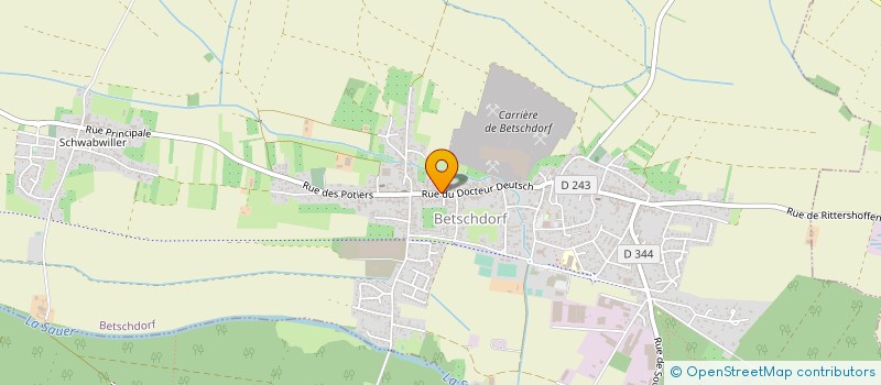 localisation de l'entreprise MONSIEUR HUGUES KAMMACHER  BETSCHDORF