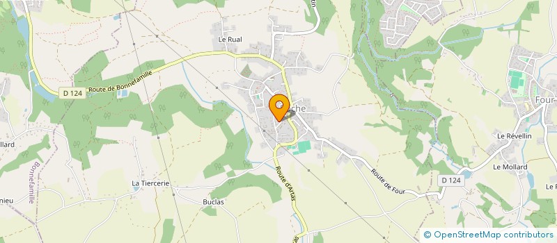 localisation de l'entreprise MONSIEUR HUGUES LABAUNE  BONNEFAMILLE