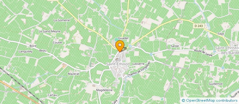 localisation de l'entreprise MONSIEUR HUGUES LABORDE  FLEURANCE