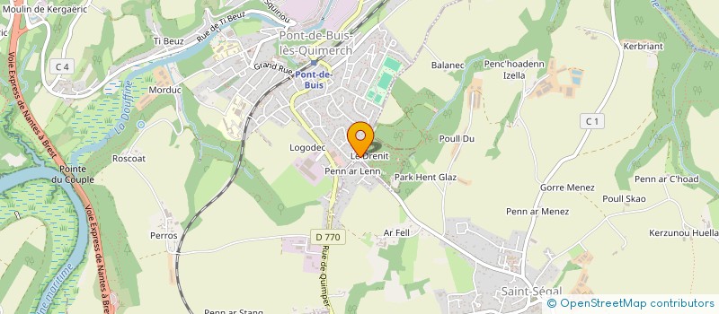 localisation de l'entreprise MONSIEUR HUGUES LAINE-BATAILLE  PONT-DE-BUIS-LES-QUIMERCH