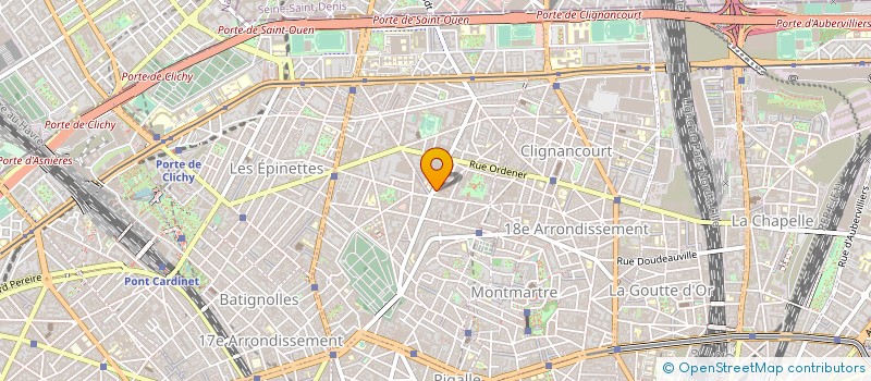 localisation de l'entreprise MONSIEUR HUGUES LAJOIE  PARIS