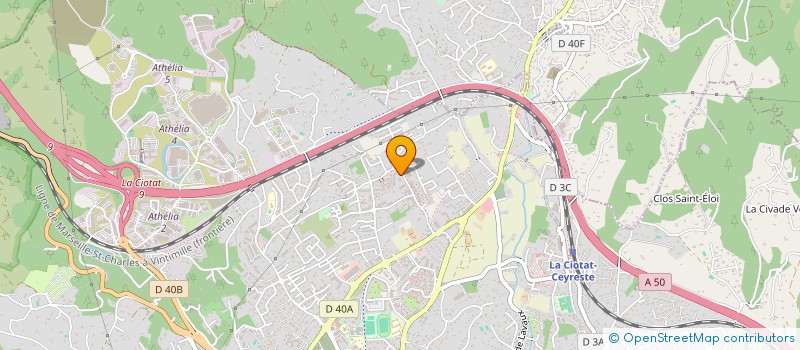 localisation de l'entreprise MONSIEUR HUGUES LALOYER à LA CIOTAT