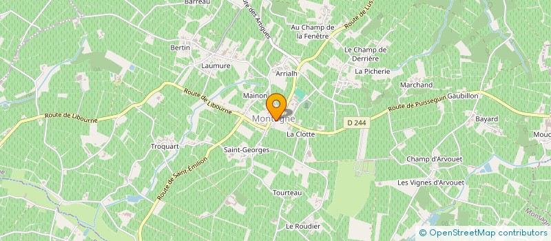 localisation de l'entreprise MONSIEUR HUGUES LAMY  MONTAGNE