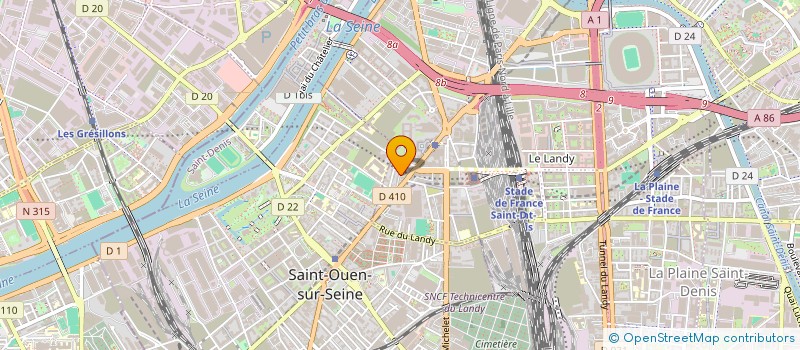 localisation de l'entreprise MONSIEUR HUGUES LANGLO  SAINT-DENIS