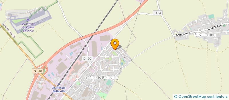 localisation de l'entreprise MONSIEUR HUGUES LANGLOIS  LE PLESSIS-BELLEVILLE
