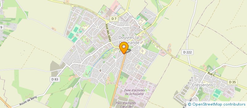 localisation de l'entreprise MONSIEUR HUGUES LAROCHE  DOUVRES-LA-DELIVRANDE