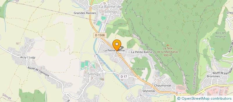 localisation de l'entreprise MONSIEUR HUGUES LAVENANT  SILLINGY