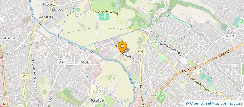 localisation de l'entreprise MONSIEUR HUGUES LE BARS  L'UNION