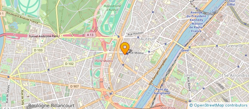 localisation de l'entreprise MONSIEUR HUGUES LE GRAND  PARIS