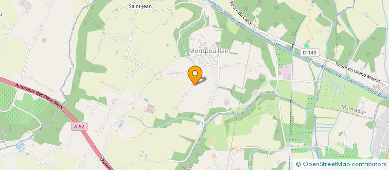 localisation de l'entreprise MONSIEUR HUGUES LE HOUELLEUR  MONTPOUILLAN