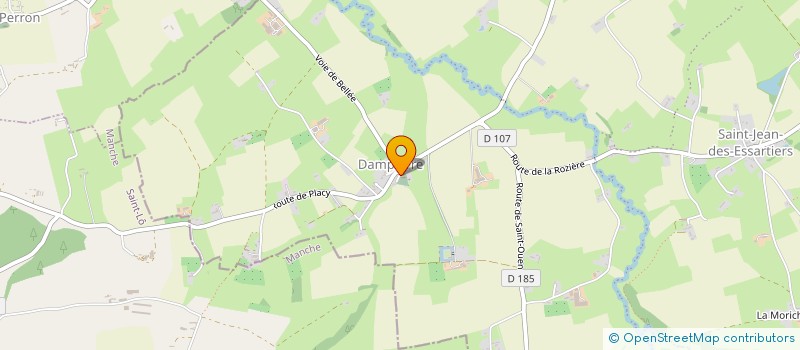 localisation de l'entreprise MONSIEUR HUGUES LE MAZIER  CAHAGNES