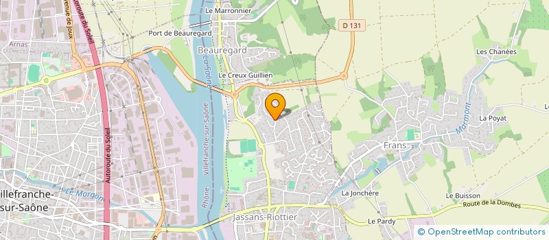 localisation de l'entreprise MONSIEUR HUGUES LE PAGE à JASSANS-RIOTTIER