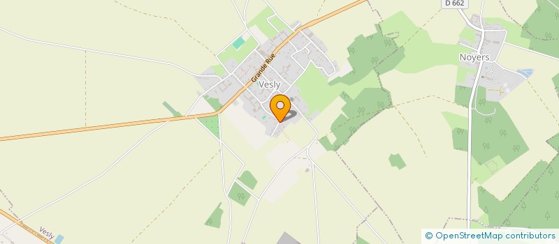 localisation de l'entreprise MONSIEUR HUGUES LE PENNEC  VESLY