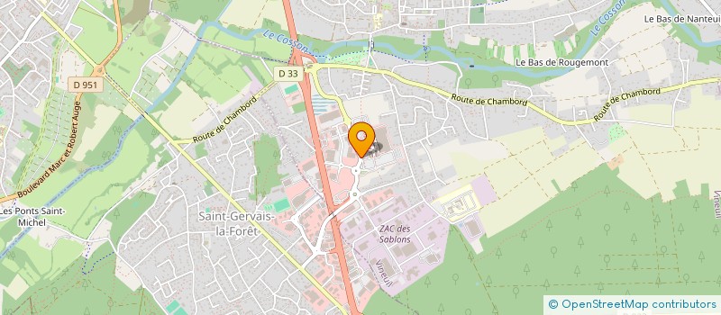 localisation de l'entreprise MONSIEUR HUGUES LE RAZAVET à VINEUIL