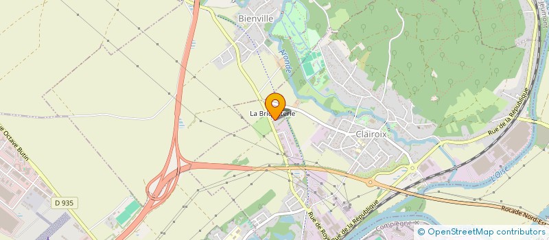 localisation de l'entreprise MONSIEUR HUGUES LEBLANC  CLAIROIX