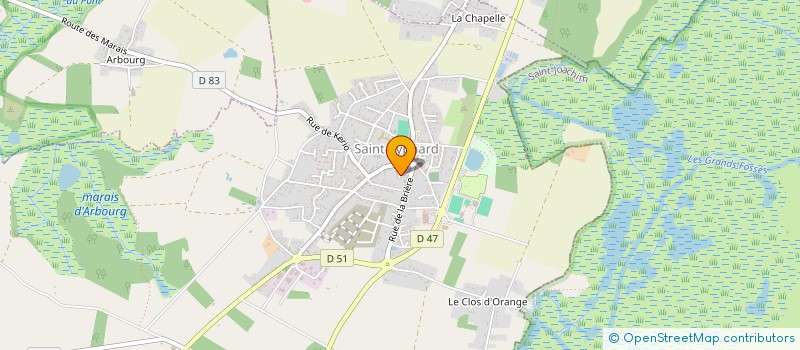 localisation de l'entreprise MONSIEUR HUGUES LEBLANC à SAINT-LYPHARD