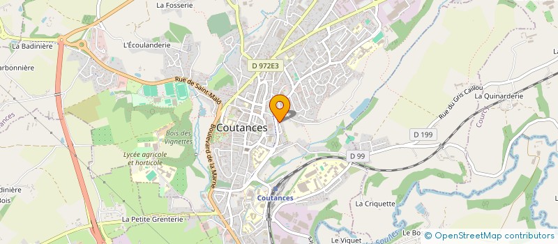 localisation de l'entreprise MONSIEUR HUGUES LEFRANC à COUTANCES