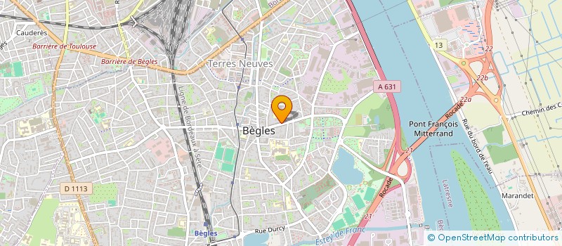 localisation de l'entreprise MONSIEUR HUGUES LEGRAND à BEGLES