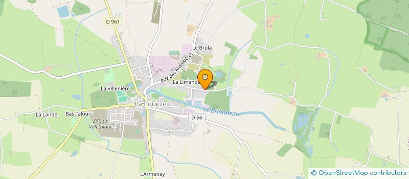 localisation de l'entreprise MONSIEUR HUGUES LEMESLE à ERDRE-EN-ANJOU